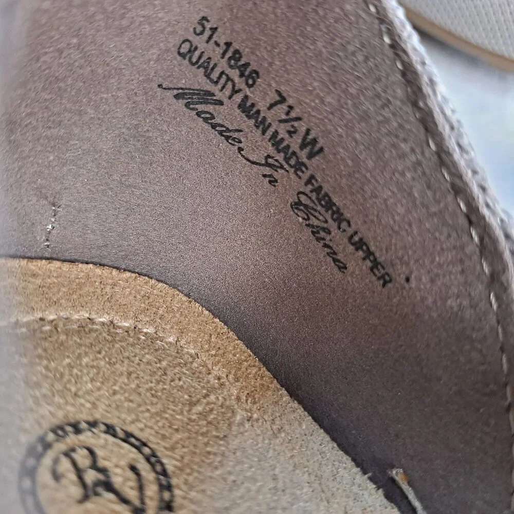 Bella Vita Hathaway Knit Slip On Flats Women's 7.5W Beige Comfort Cushioning